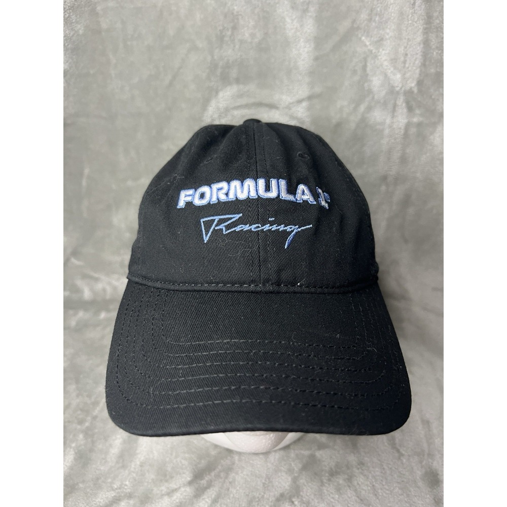 Formula‎ 1 Racing Adjustable Hat Cap Black Embroidered Strapback Motorsport F1 - Picture 2 of 7